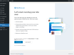 Page screenshot: Move to WordPress.com