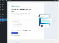 Page screenshot: Move to WordPress.com