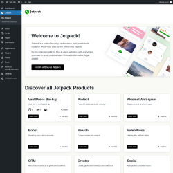 Page screenshot: Jetpack