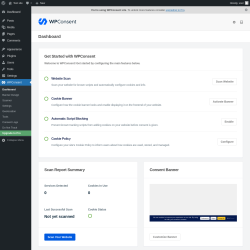 Page screenshot: WPConsent
