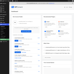 Page screenshot: WPConsent