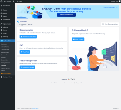 Page screenshot: wpDataTables &rarr; Get Help