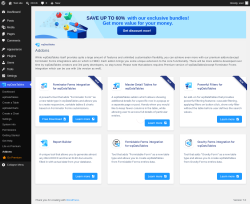 Page screenshot: wpDataTables &rarr; Addons