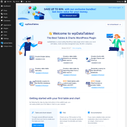 Page screenshot: Welcome page &lsaquo; Test site &mdash; WordPress