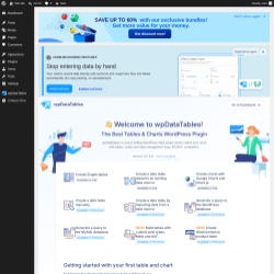 Page screenshot: Welcome page &lsaquo; Test site &mdash; WordPress