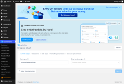 Page screenshot: wpDataTables &rarr; Create a Chart