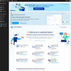 Page screenshot: Welcome page &lsaquo; Test site &mdash; WordPress