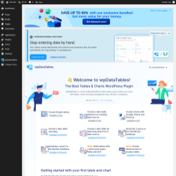 Page screenshot: Welcome page &lsaquo; Test site &mdash; WordPress
