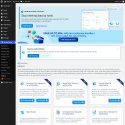 Page screenshot: wpDataTables &rarr; Addons