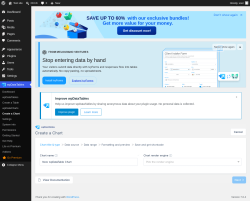 Page screenshot: wpDataTables &rarr; Create a Chart