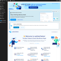 Page screenshot: Welcome page &lsaquo; Test site &mdash; WordPress