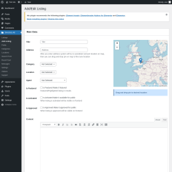 Page screenshot: Directory Kit → Add Listing