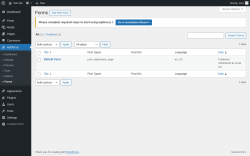 Page screenshot: wpDiscuz &rarr; &raquo; Forms
