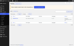 Page screenshot: wpDiscuz &rarr; &raquo; Forms