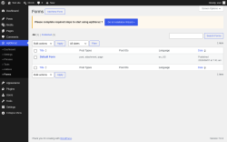 Page screenshot: wpDiscuz &rarr; &raquo; Forms