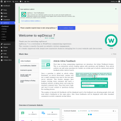 Page screenshot: wpDiscuz