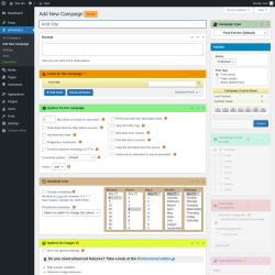 Page screenshot: WPeMatico → Add New Campaign