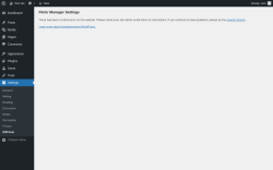 Page screenshot: Settings &rarr; WPFlickr