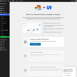 Page screenshot: WPForms &rarr; Privacy Compliance