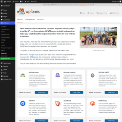 Page screenshot: WPForms &rarr; About Us