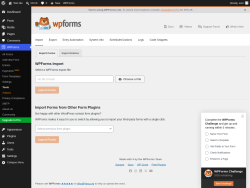 Page screenshot: WPForms &rarr; Tools