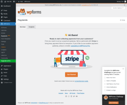 Page screenshot: WPForms &rarr; Payments&nbsp;NEW!