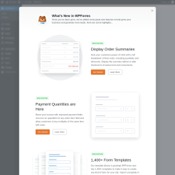 Page screenshot: Welcome to WPForms &lsaquo; Test site &mdash; WordPress