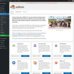 Page screenshot: WPForms → About Us