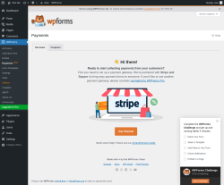 Page screenshot: WPForms → Payments NEW!