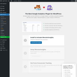 Page screenshot: WPForms → Analytics