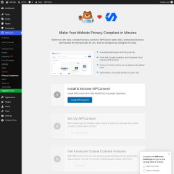 Page screenshot: WPForms &rarr; Privacy Compliance
