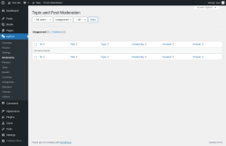 Page screenshot: wpForo  → Moderation