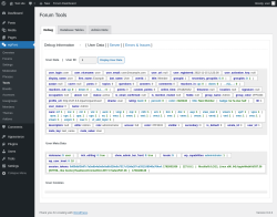 Page screenshot: wpForo  → Tools