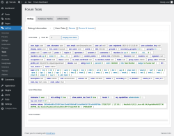 Page screenshot: wpForo  → Tools