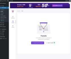 Page screenshot: WPFunnels → Funnels