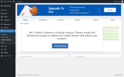 Page screenshot: WP Legal Pages → Cookie Consent