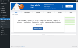 Page screenshot: WP Legal Pages → Cookie Consent