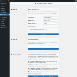 Page screenshot: wpLingua