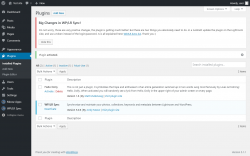 Page screenshot: Plugins &lsaquo; Test site &mdash; WordPress