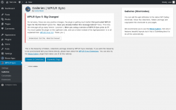 Page screenshot:  WP/LR Sync &rarr; Galleries