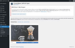 Page screenshot:  WP/LR Sync &rarr; Consolidate