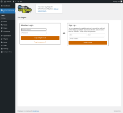 Page screenshot: WPMKTGENGINE