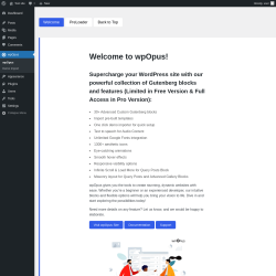 Page screenshot: wpOpus