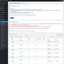 Page screenshot: WPPizza