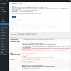 Page screenshot: WPPizza → · Tools
