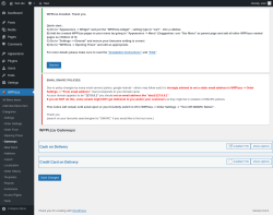 Page screenshot: WPPizza → · Gateways