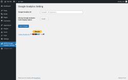 Page screenshot: WPPM Google Analytics Settings