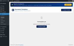 Page screenshot: DocuMerge Lite &rarr; Templates