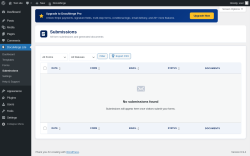 Page screenshot: DocuMerge Lite &rarr; Submissions