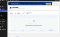Page screenshot: DocuMerge Lite &rarr; Submissions